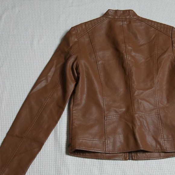 BRAND NEW FAUX LEATHER VERO MODA BIKERS JACKET - Picture 5 of 11